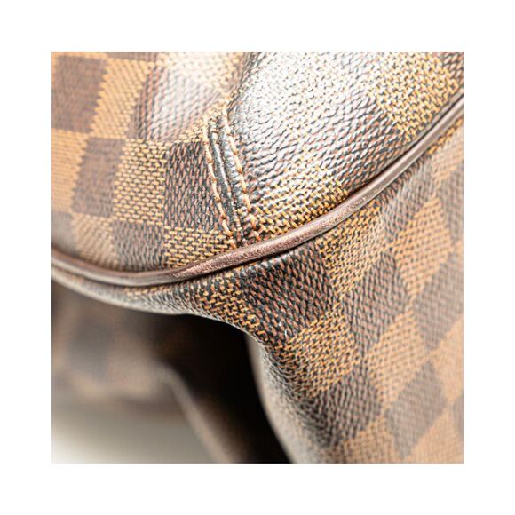 Pre Loved louis vuitton Damier Ebene Griet Women Brown Tote Bags - Picture 8 of 8
